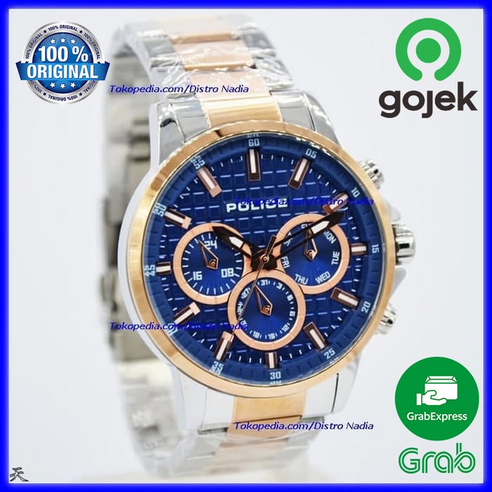 {CollectionStore}  JAM TANGAN POLICE PRIA ORI / JAM MODEL FORMAL P-14922JSB-61 ORI Berkualitas
