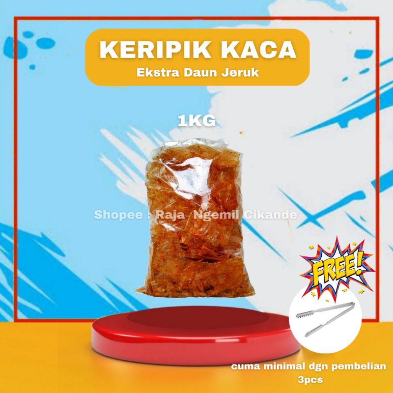 

[READY] KERIPIK KACA 1KG - BONUS CAPITAN SNACK