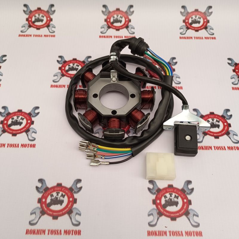 Stator 8 Pole AC, Spul For Kaisar / Jialing Appktm