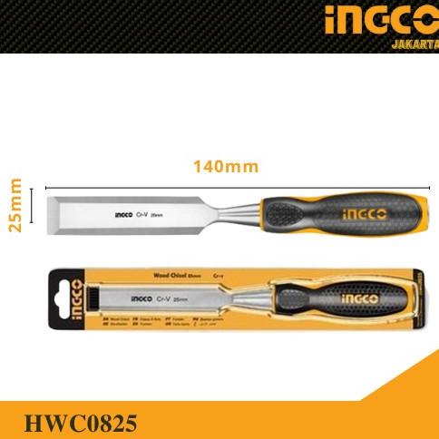 

Pahat Kayu 1" Gg. Karet Wood Chisel INGCO HWC0825 Cungkil Tatah Kayu