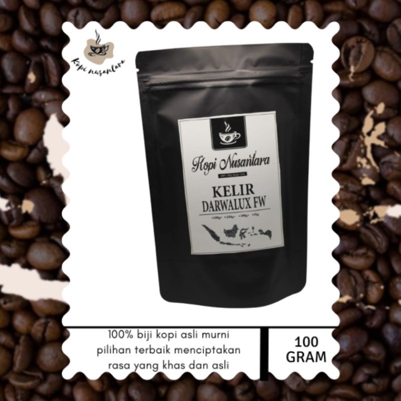 

kopi kelir darmalux fw 100% bubuk biji kopi asli murni 100gram