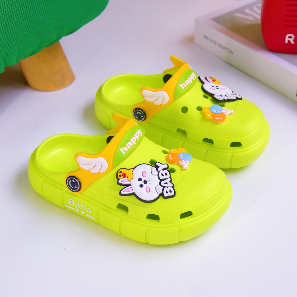 Okaybaby B253 Sendal Sandal Slop Import Anak Laki-laki Perempuan Karakter Lucu