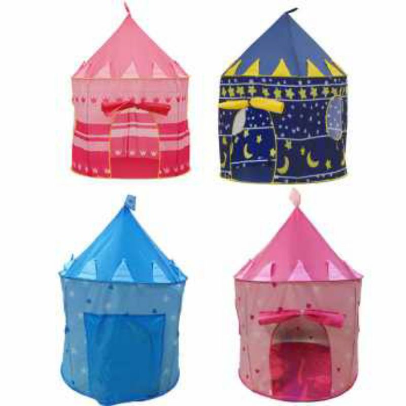 Tenda Bermain Anak Perempuan Laki-laki Model Castle Kids Portable Tent