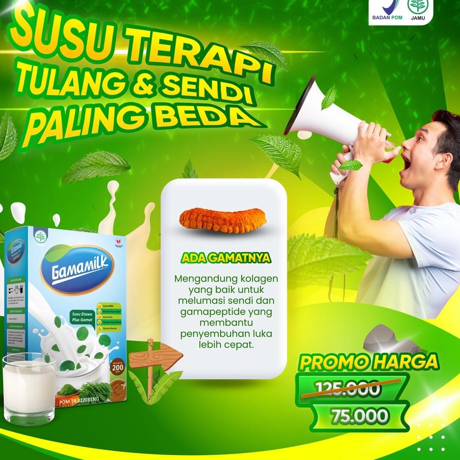 

>XG34448< SUSU ETAWA GAMAT GAMAMILK - Solusi Atasi Masalah Sendi dan Tulang, Asam Urat, Rematik, Sesak Nafas, Asma, dan Bronkitis