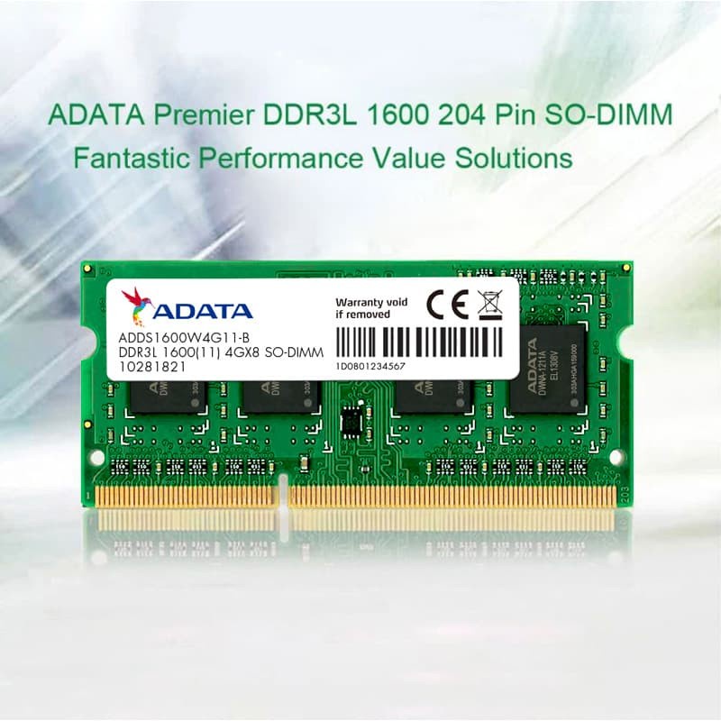 ADATA Premier DDR3L 1600 SO-DIMM PC3L-12800 Memory 4GB