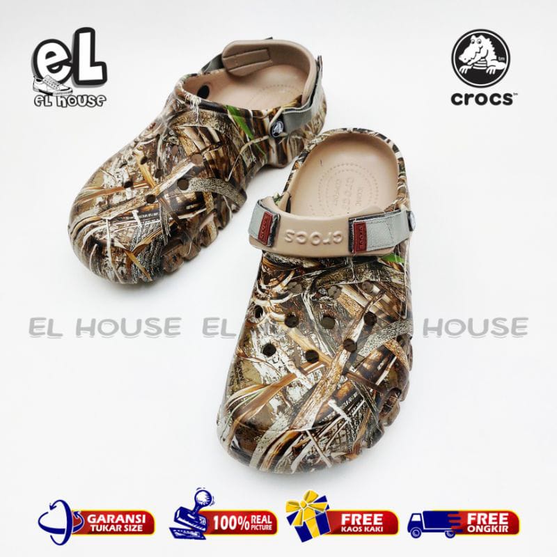 TERMURAH SANDAL CROCS TERRAIN REAL TREE/CROCS SANDAL/SANDAL CROCS BAPAU/CROCS DEWASA/CROCS PRIA