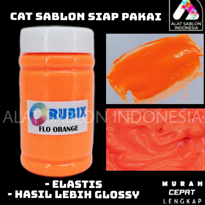 

CAT SABLON PASTA GL RUBBER WATER BASED CAT AKRILIK FLO ORANGE 100GR