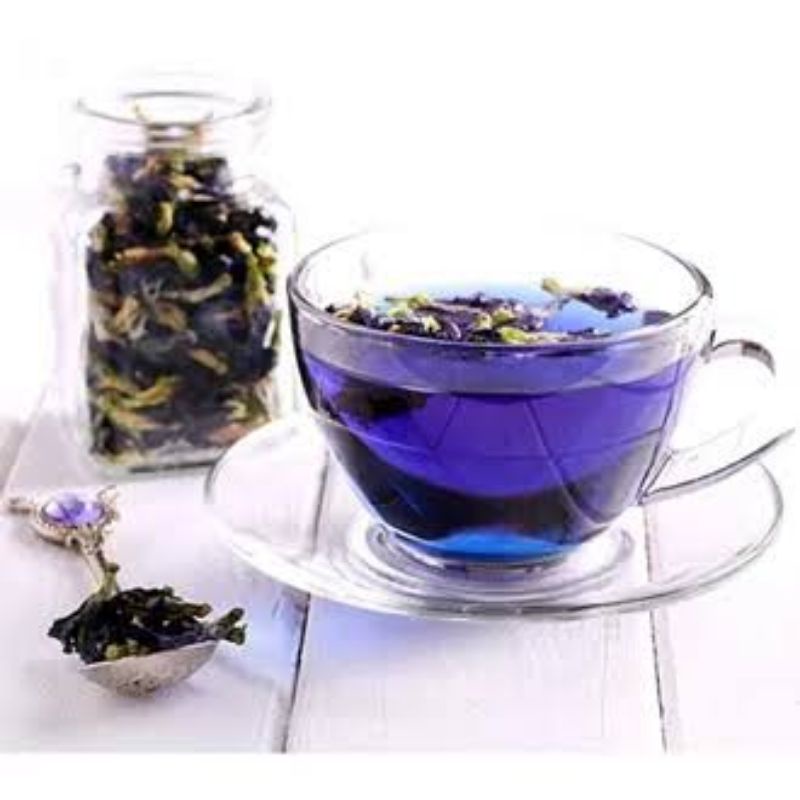 

Bunga Telang kering organik 100Gr/Teh Telang/Teh Biru/Butterfly Pea