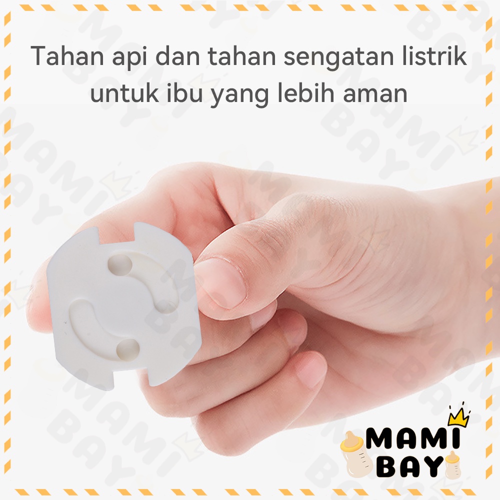 Mamibayi Penutup Colokan Listrik 3M Tutup Stop Kontak Dinding Dari Anak Bayi