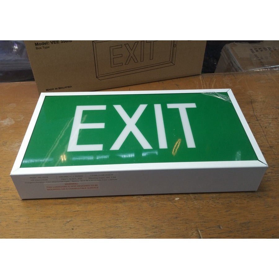 Lampu Exit Dinding Emergency Exit Lamp Led Emergency Exit