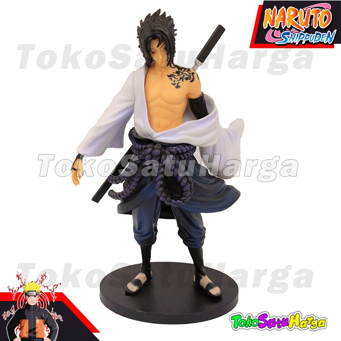 Action Figure Naruto Uchiha Sasuke CURSED MARK Shippuden Figure Besar