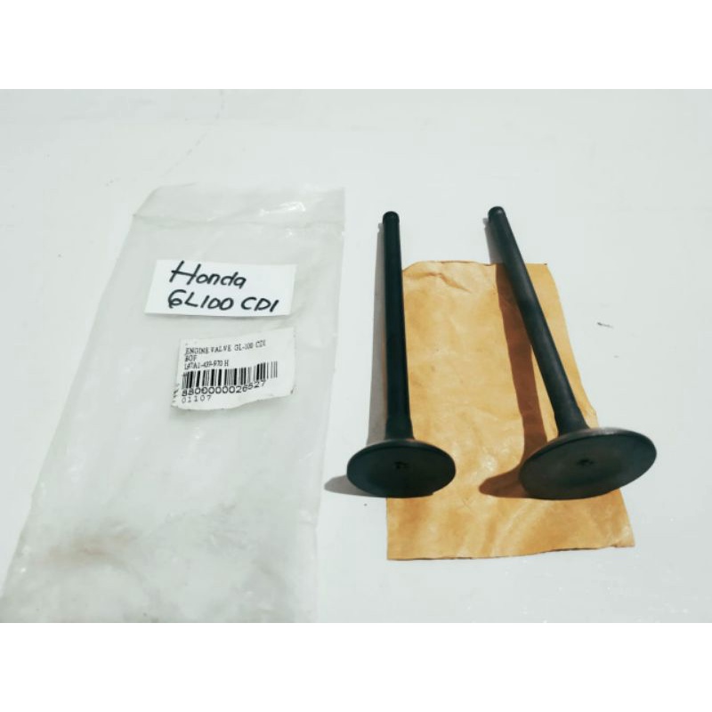 KLEP SET GL 100 CDI PAYUNG KLEP GL100CDI KLEP HONDA GL 100 CDI