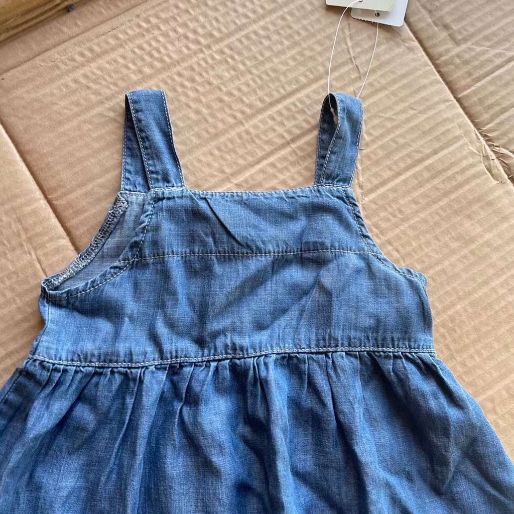 CAT DENIM DRESS ANAK bayi jeans perempuan lucu super soft