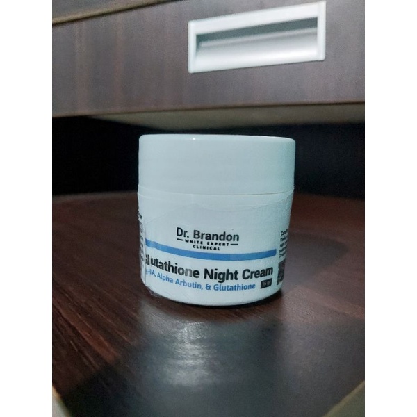 Dr.Brandon glutathione night cream preloved pribadi
