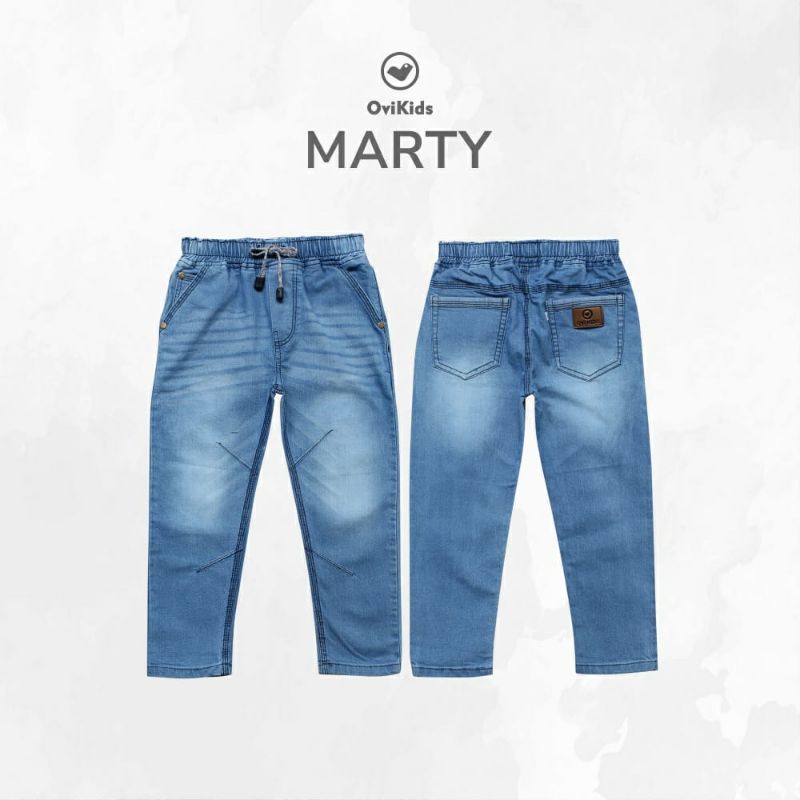 Celana Panjang anak Jeans COMFY JEANS-RIBERY / JEANS BLITHISKER MARTY Jeans Panjang Anak Unisex (2-9 Tahun) OVk