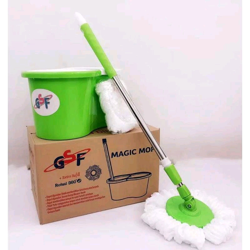 Magic mop GSF pel multifungsi gsf ALAT PEL PEMBERSIH LANTAI PUTARAGIC MOP-SPIN MOP GSF-MAGIC MOP GSF MURAH divastore