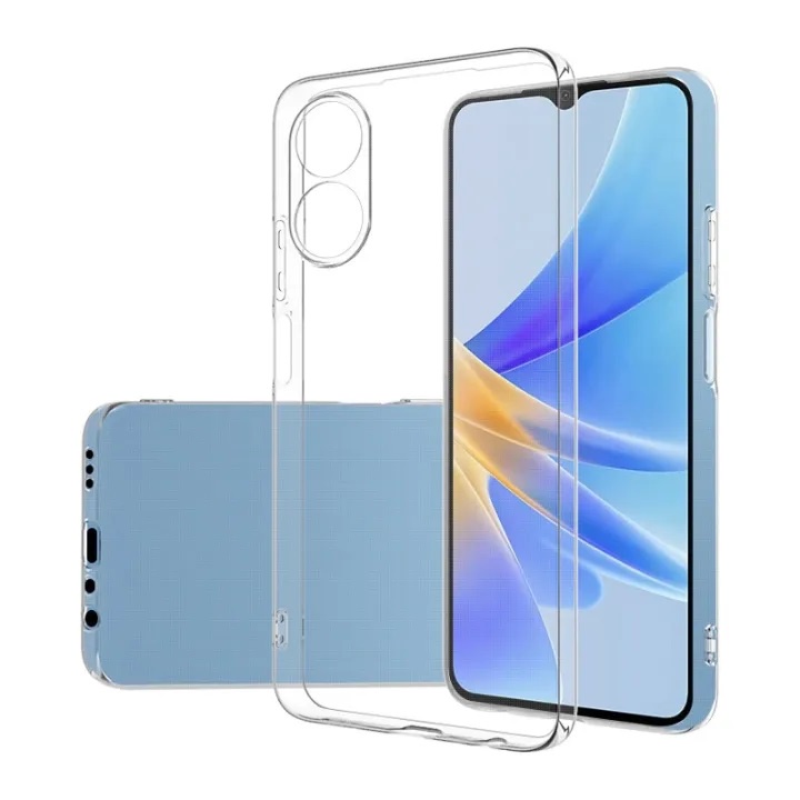 TEBAL!! Softcase SIMPLE Bening TPU OPPO A17 A17k A16 A16e A16k A15 A15s A12 A11K A1K A3S A5s A7 A5-2020 A9 Silicone Clear Heavy Case Soft Thick HD Casing Glossy Sekali Murah Tapi Bagus CAMERA Putih Transparant Transparent Kondom Karet Plastik 4G 5G E K S