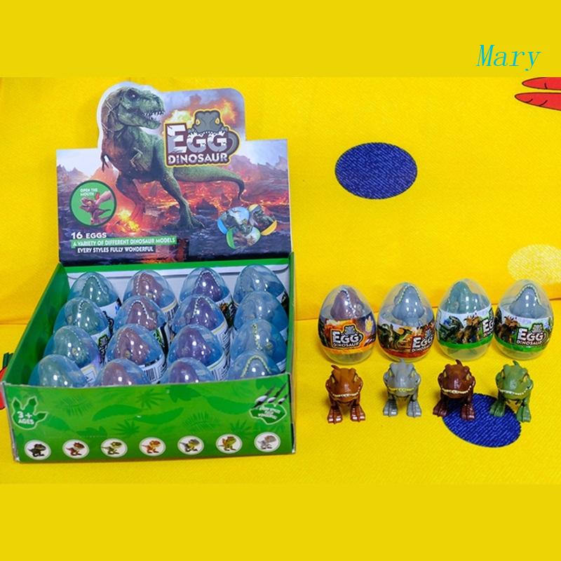 Mary Snap On Mainan Wayang Jari Dinosaurus Action Figure Model Patung Hewan Anak Patung Dino Interaktif Meja Mainan4