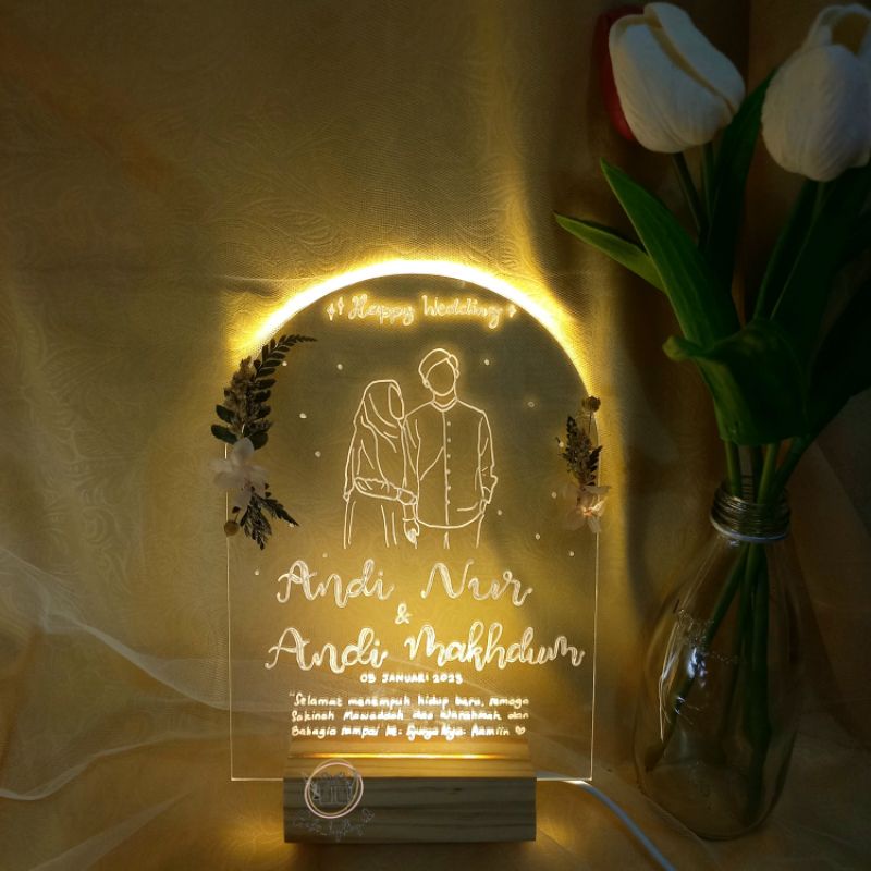 AKRILIK CUSTOM TERMURAH | AKRILIK LED | DOME A5