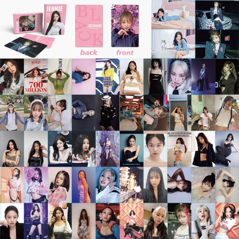 55pcs/set Blackpink ROSÉ JISOO LISA JENNIE Photocards Koleksi HD Kartu Lomo Untuk Blink Blackpink