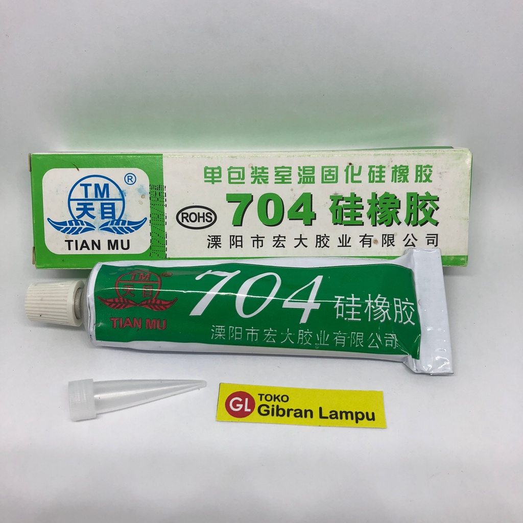 Lem Tian Mu 704 Putih - Tianmu Glue Thermal Silicone Rubber Pendingin Heatsink Putih