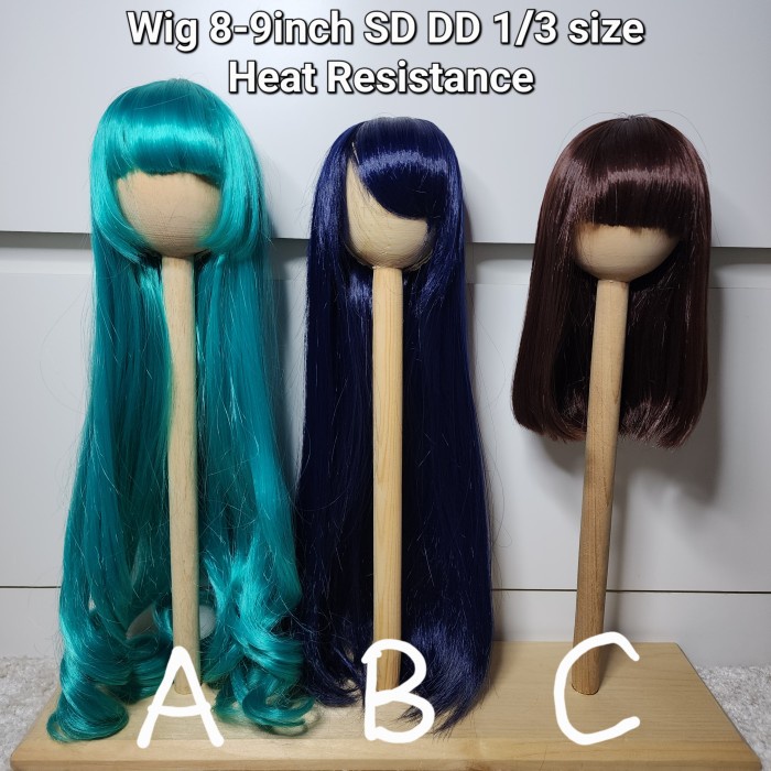 Wig Bjd / Boneka / Dollfie