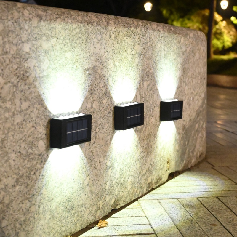 Lampu Outdoor Tenaga Surya Warna Putih/Hangat Lampu Taman/Waterproof Landscape Path LED Untuk Lampu Sensor Cahaya Halaman Belakang