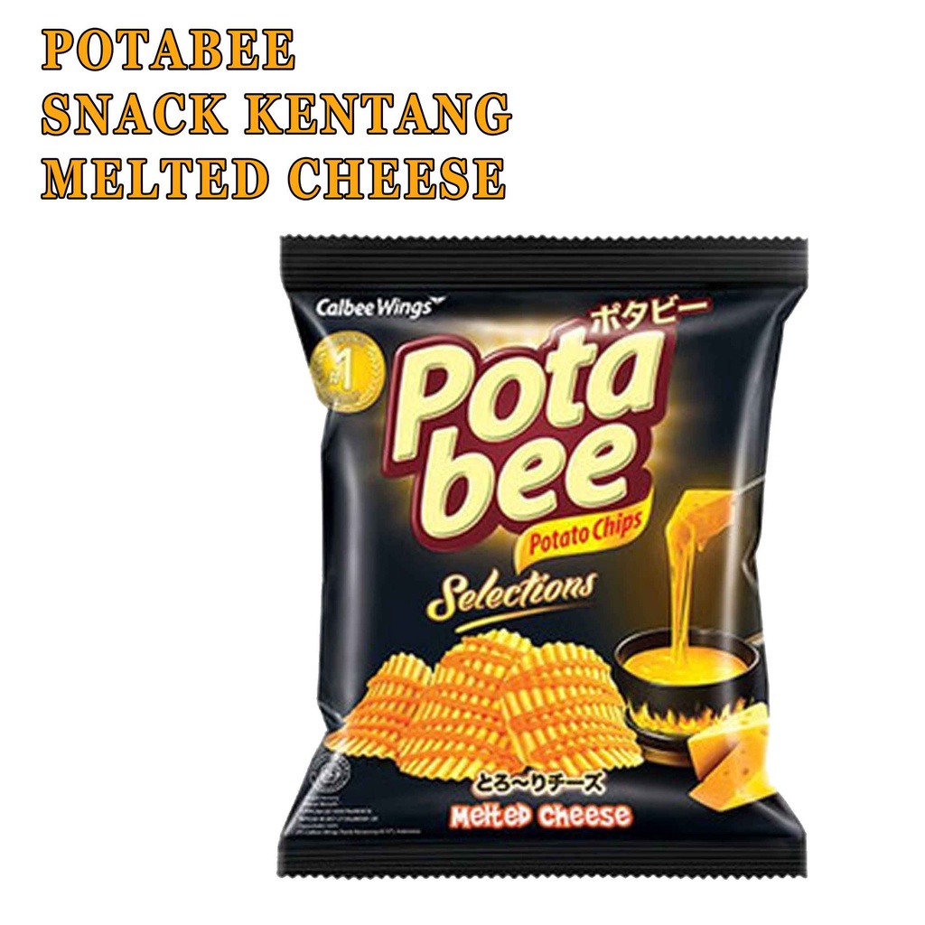 Snack Kentang* Potabee Snack* Melted Cheese* 57g