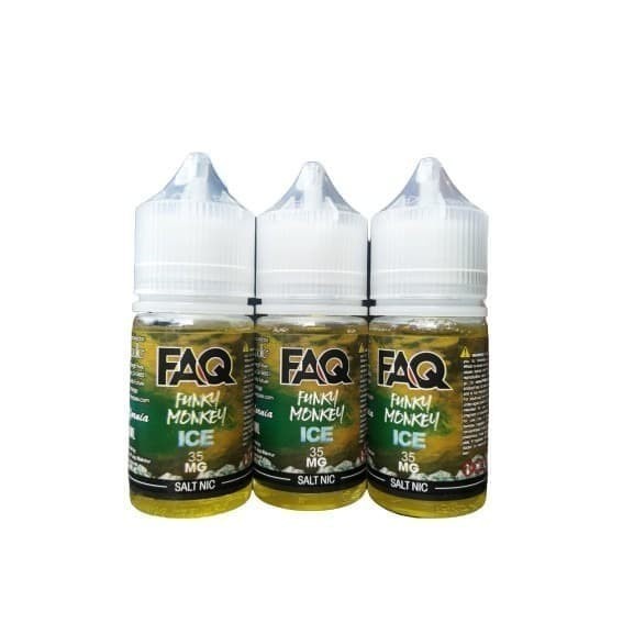 LIQUID FAQ FUNKY MONKEY ICE 30ML 35MG SALT 100% ORIGINAL