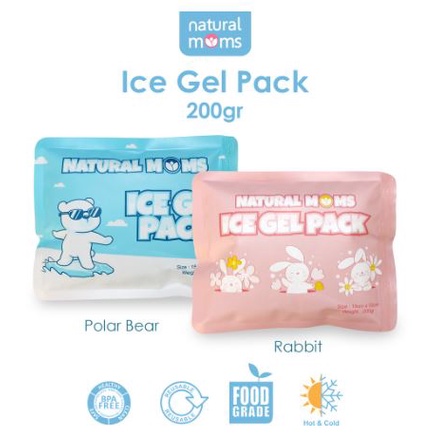 NATURAL MOMS ICE GEL 200 GRAM / Ice Gel Pack Natural Mom 200gr - BPA FREE