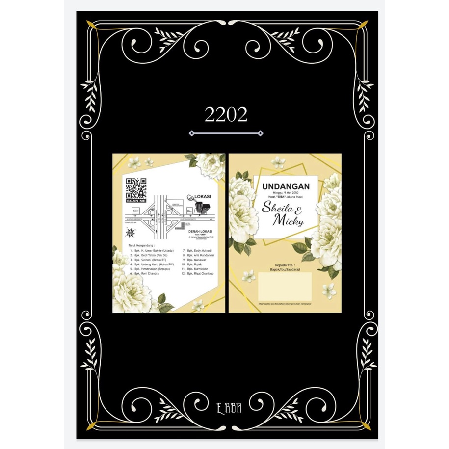 UNDANGAN PERNIKAHAN Erba 2202