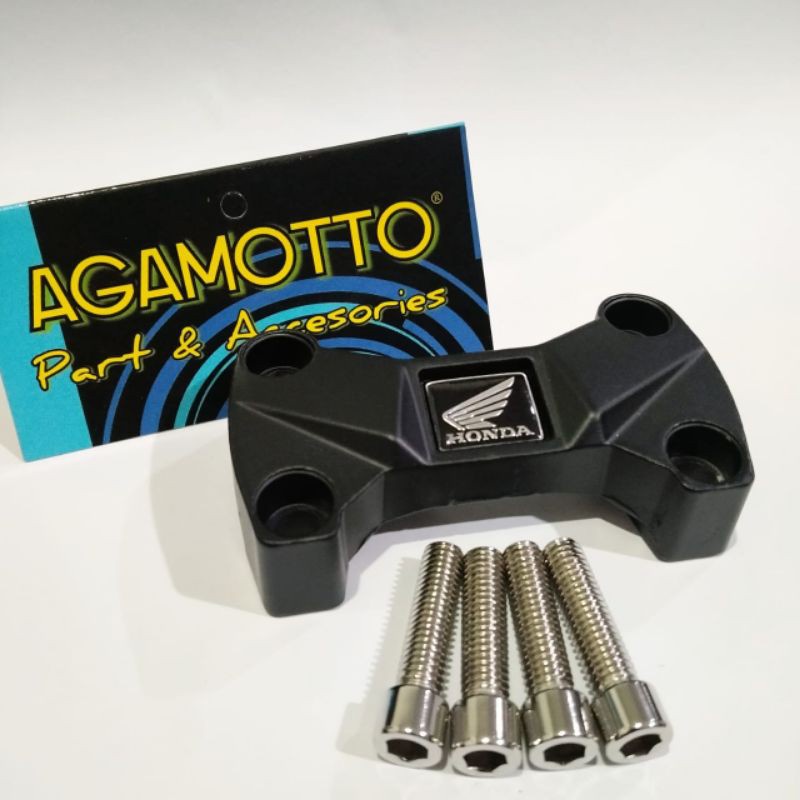 PROMO RAISER SEGITIGA MODEL CB 150 R LED PNP ALL SHOCK NINJA IMPORT STANG STIR SETANG AKSESORIS MOTO