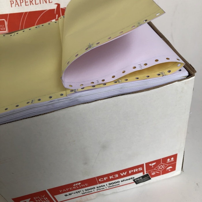 *#*#*#] Continuous Form 3 PLY PRS kertas komputer Paperline K3 PRS