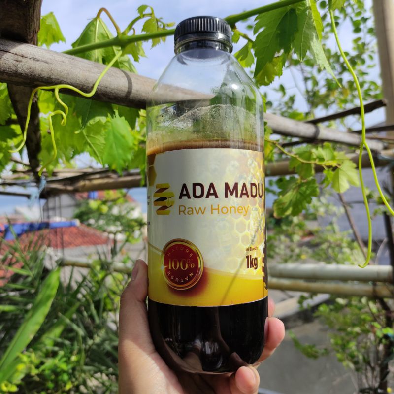 

ADA MADU Raw Honey 1 Kg, Madu Murni Asli 100% Alami