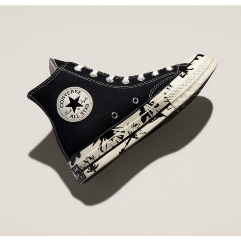 Converse Chuck 70 HI Floral Fusion Women's Sneakers Shoes - Black/Egret