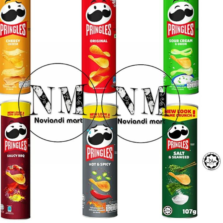 

RVN214 EXP JUNI 2023 ( Keripik Kentang ) Pringles Potato Chips 107gram / pringles 107gr #