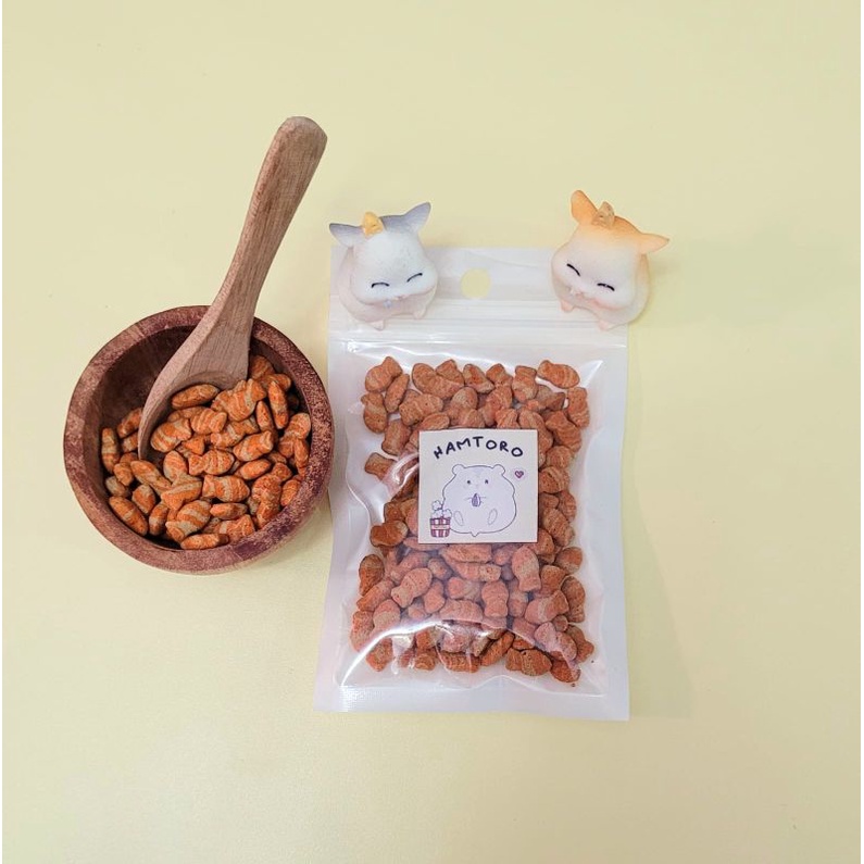 Salmon dan Wortel 15g Snack Hamster