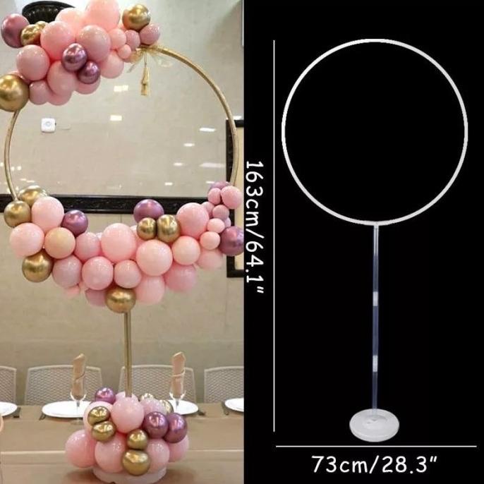 Stand Balon lingkaran / Bulat Standing Balloon holder circle Backdrop
