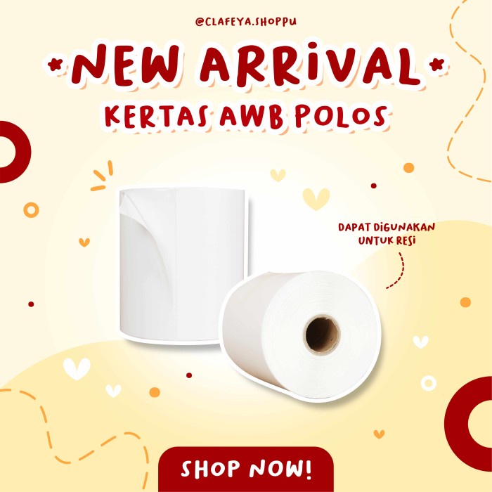 

.........] Kertas Thermal 300 dan 250 Lembar polos - Kertas AWB - Kertas Resi