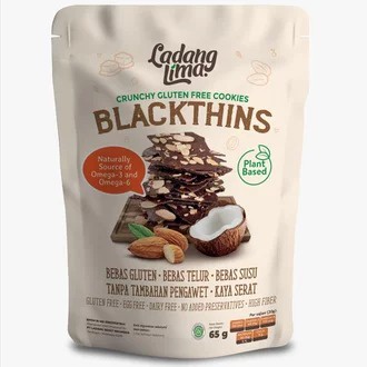 Ladang Lima Blackthins Cookies 100gr &amp; 65gr