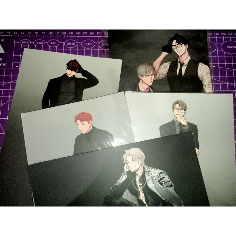[READY STOCK] Postcard Lezhin Black Tiger MOHON BACA DESKRIPSI