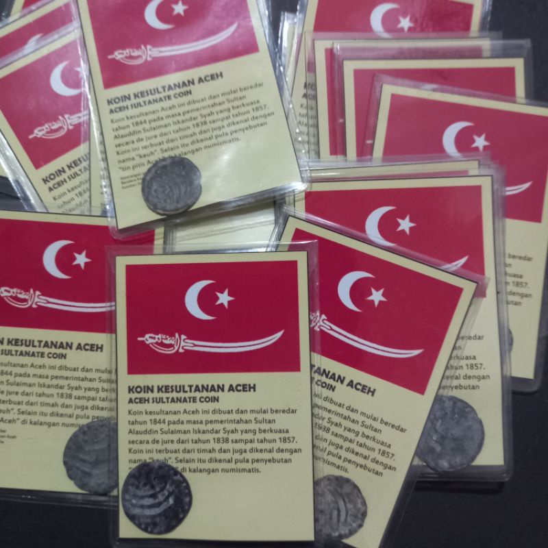1 Keping Koin timah pitis/keuh Kerajaan Aceh