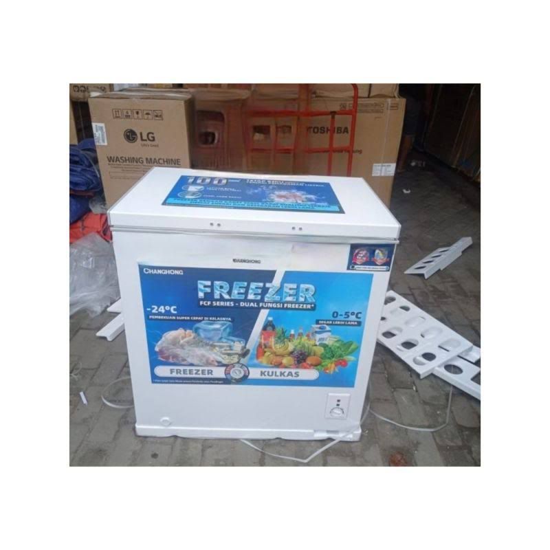 BOX FREEZER CHANGHONG 200 LITER BOX FREEZER SUPER LOW WATT (75 WATT) 200 LITER CHANGHONG