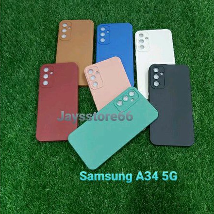 Case Pro Camera For SAMSUNG A34 5G Soft Matte Protector