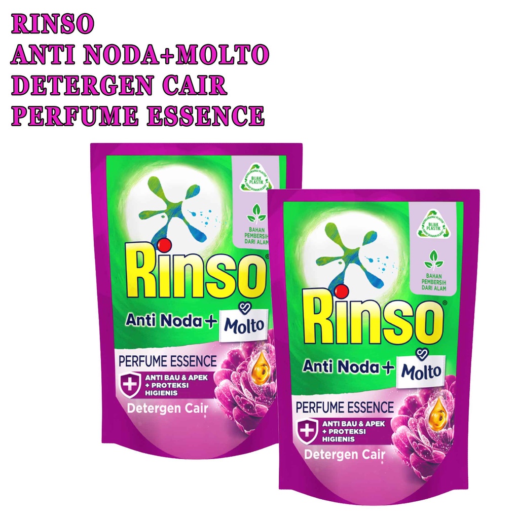 Molto Cair* Rinso Deterjen Cair* Parfum Essence* 750ml