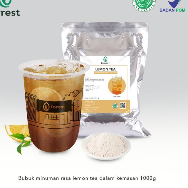 

ORIGINAL% Bubuk Minuman LEMON TEA Powder 1000g - FOREST Bubble Drink