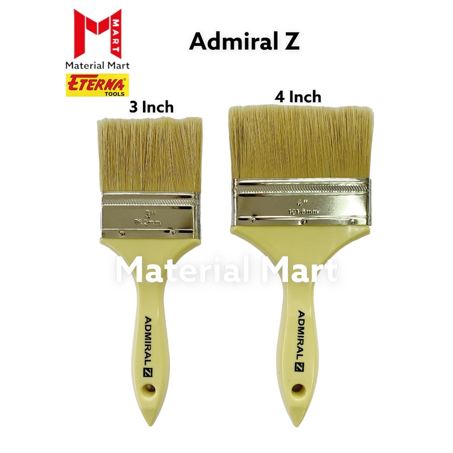 Kuas Cat Admiral Z Gagang PVC | Kuas Eterna Admiral Z | Kuas Cat Tembok | Material Mart