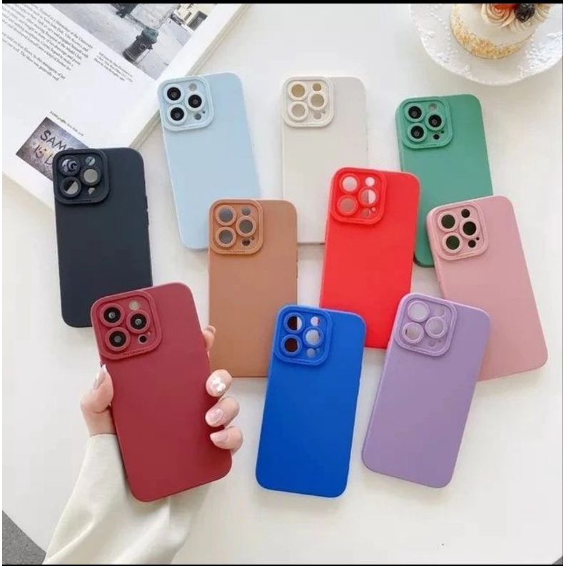 IPHONE LUXURY SOFT CASE CAMERA PROTECTION 6 6s 11 PRO MAX 12 MINI 14 14+