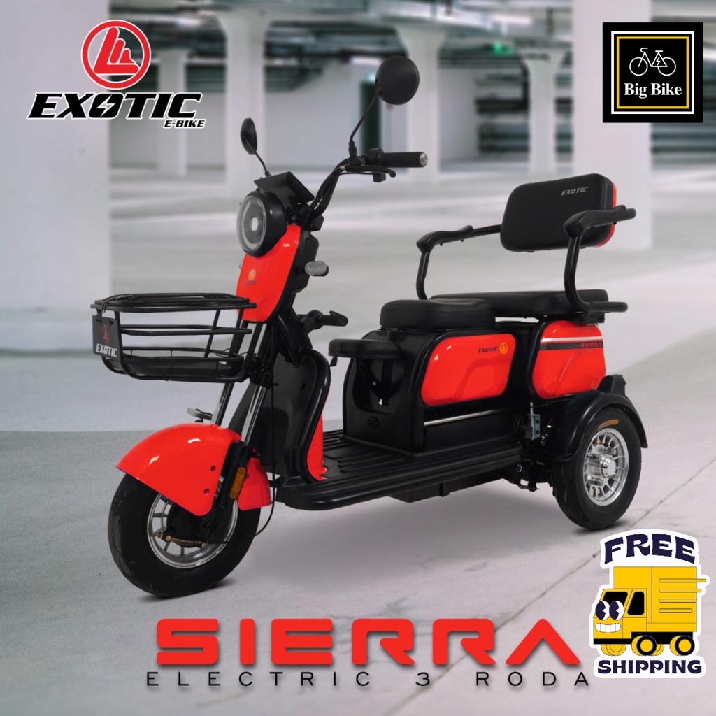 SEPEDA MOTOR LISTRIK RODA 3 SIERRA SIERA PACIFIC EXOTIC