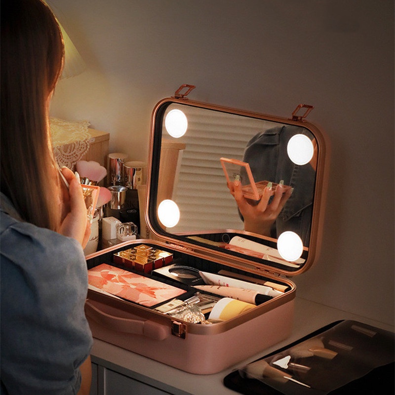 Makeup Lampu / LED Makeupartist Bag Beauty Case